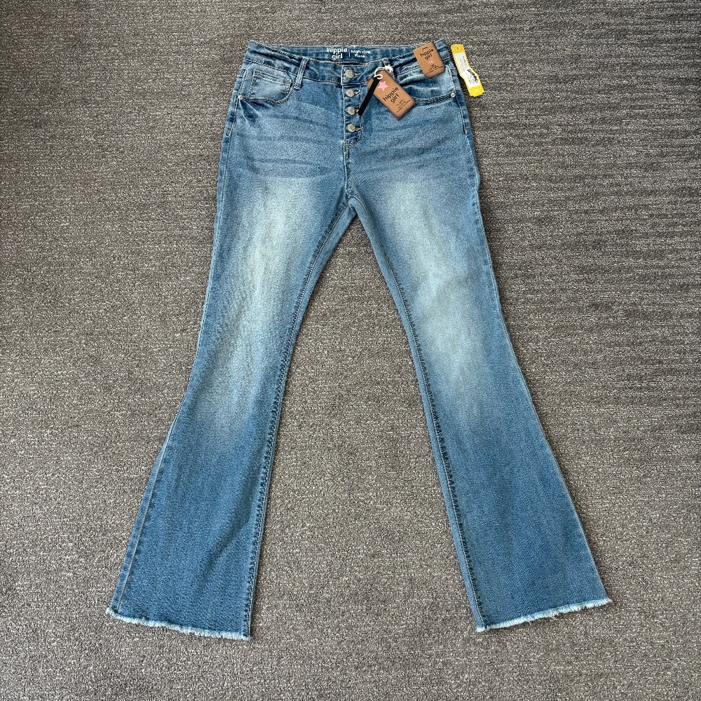 Hippie Girl High Rise Flare Jeans